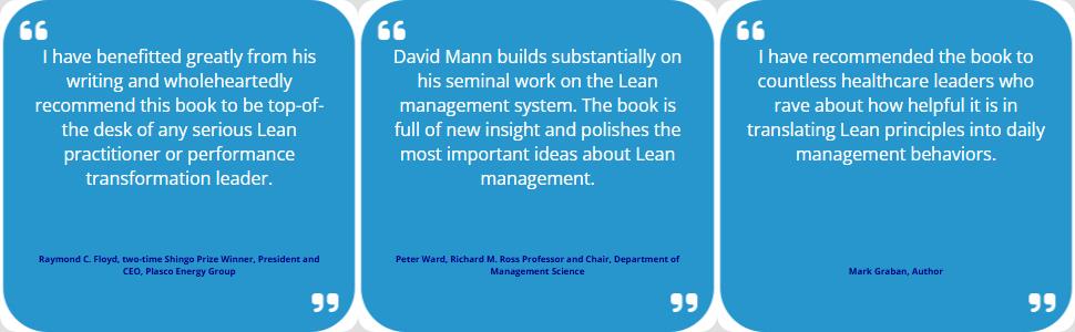 Reviews for Creating a Lean Culture