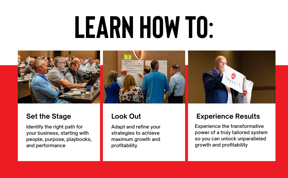 learn how to set the stage, look out, and experience results