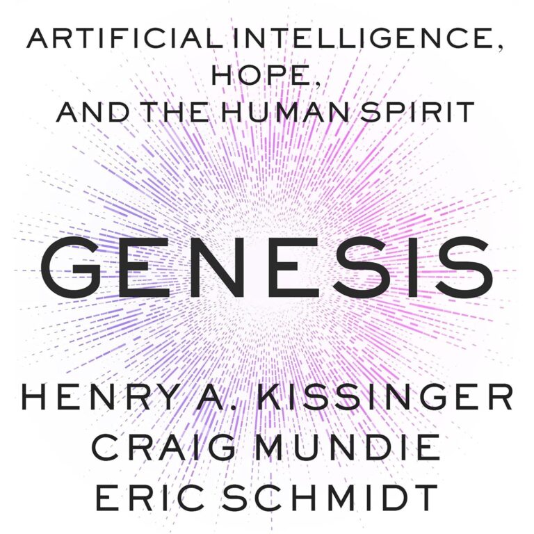 815blrCP9L. SL1500 Genesis: Artificial Intelligence, Hope, and the Human Spirit Edu Expertise Hub AI