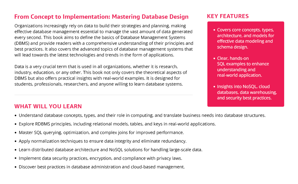 Kickstart Database Management System Fundamentals