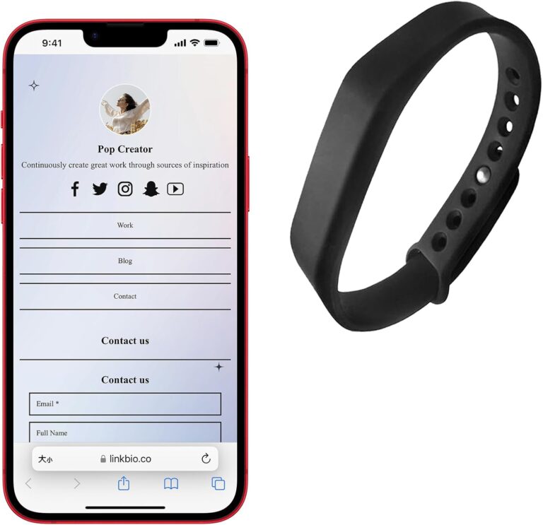 1754772574 61UmentgnVL. AC SL1500 Digital Business Card Wristband- Smart NFC Networking Card for Social Media Sharing & Instant Contact - Tap to Share NFC - iPhone & Android Edu Expertise Hub Social Media for Business