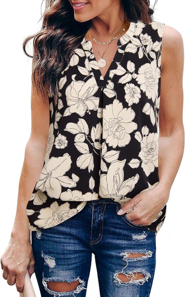 1755962421 81C2EBS0MIS. AC SL1500 Gaharu Women's Summer Tank Blouse Casual V Neck Sleeveless Tunic Top Shirt Edu Expertise Hub Women & Business