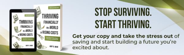 Ebook on Kindle and Paperback book  Stop Surviviing. Start Thriving