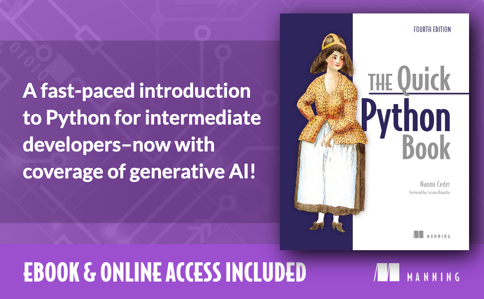The Quick Python Book, Fourth Edition banner
