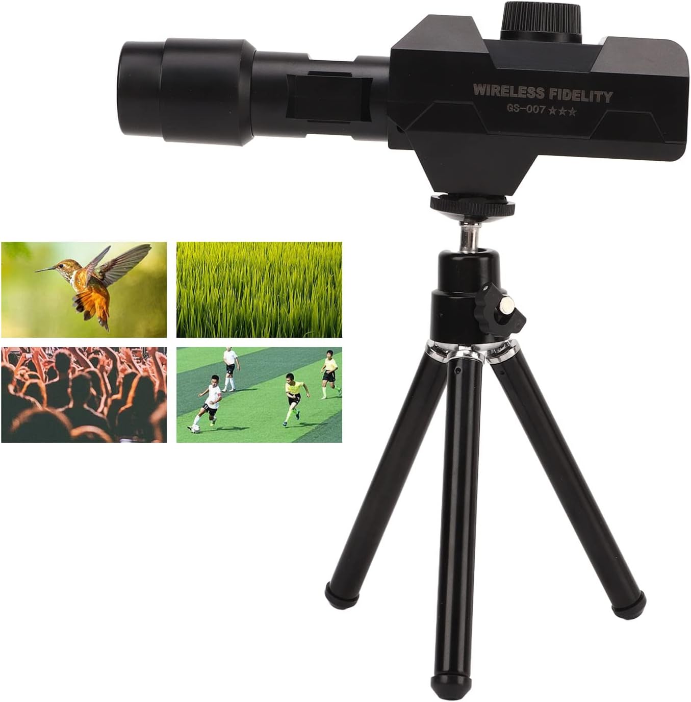 Portable Telescope with 70X Zoom, 1920x1080 Monocular Camera, Warning Sound, Remote Video Photography for Bird Watching Edu Expertise Hub Digital Audio Video & Photography
