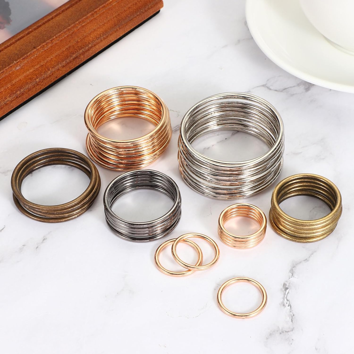 71OpH1rYHGL. AC SL1500 PATIKIL Metal O Rings, O Ring Buckle Seamless Welded Round Rings for Bags Purse Belts Hardware DIY Craft Dog Leashes Edu Expertise Hub Hardware & DIY