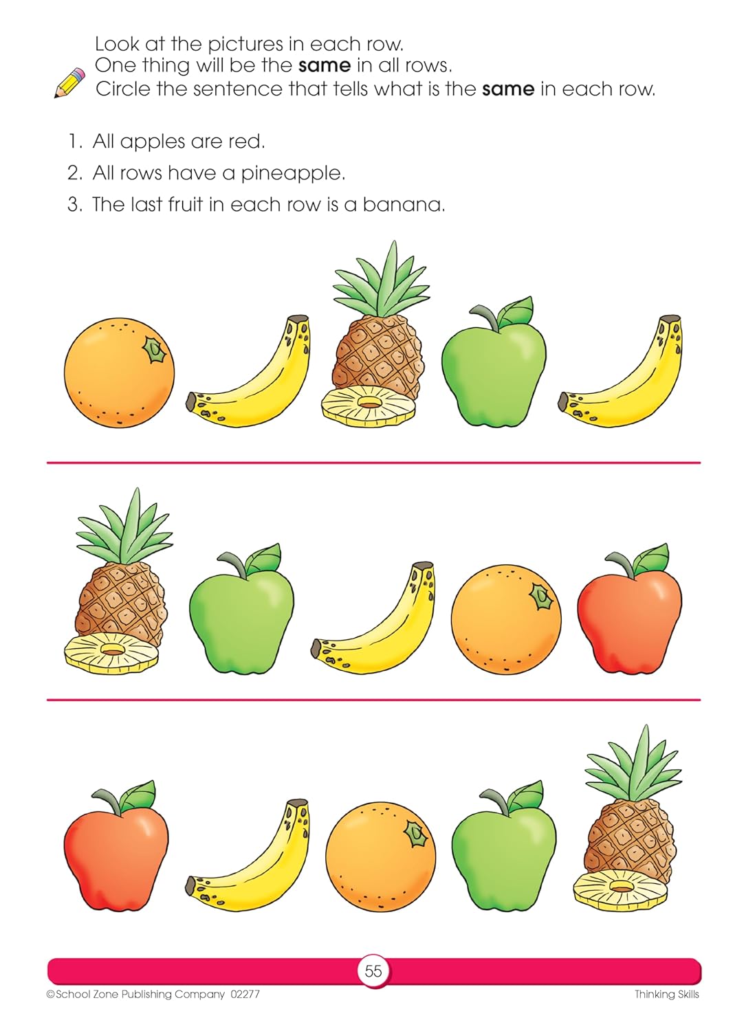 71bHZBnnjOL. SL1500 School Zone Thinking Skills Workbook: 64 Pages, Preschool, Kindergarten, Problem-Solving, Logic & Reasoning Puzzles, Ages 3 to 5 (Get Ready! Book Series) Edu Expertise Hub Skills