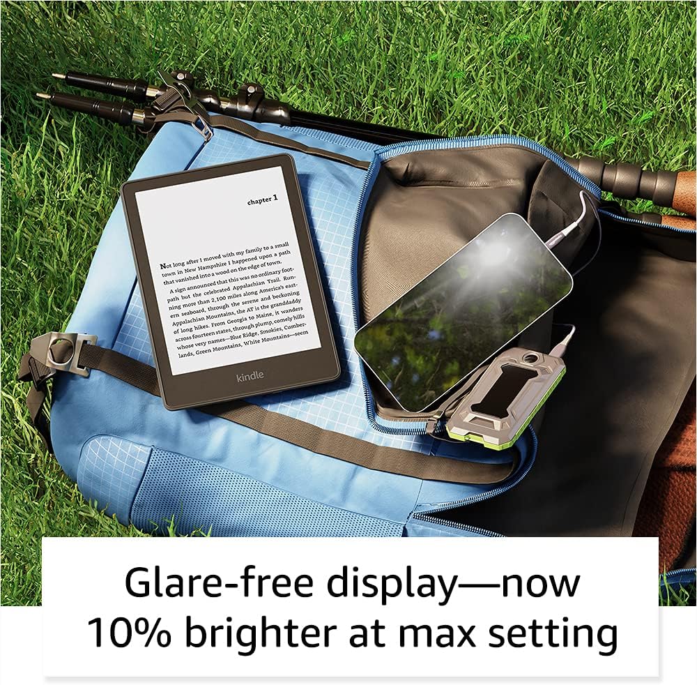 71d6+Ib9muL. AC SL1000 Like-New Amazon Kindle Paperwhite (16 GB) | Now with a larger display, adjustable warm light, increased battery life, and faster page turns | Denim Edu Expertise Hub Tablets & E-Readers