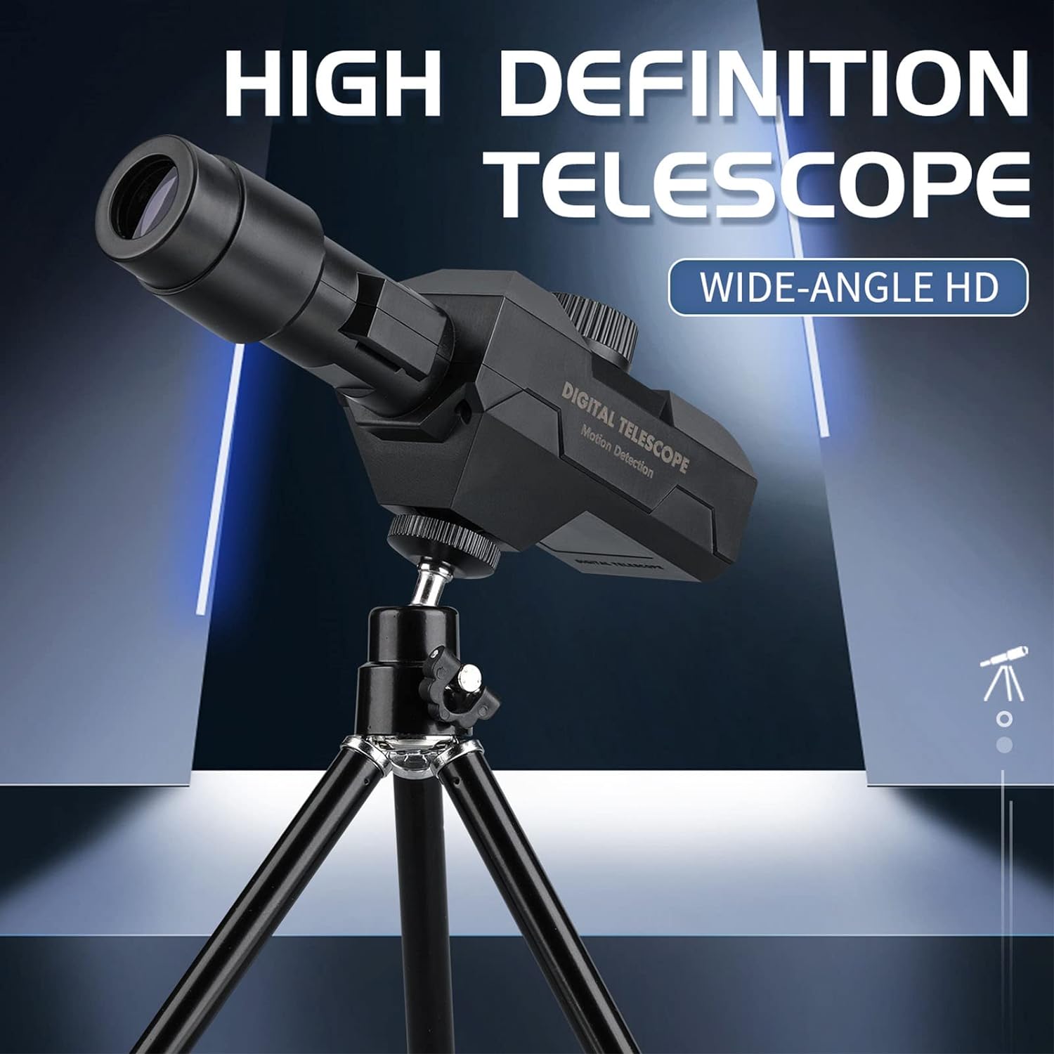 71ziTFmkfuL. AC SL1500 Portable Telescope with 70X Zoom, 1920x1080 Monocular Camera, Warning Sound, Remote Video Photography for Bird Watching Edu Expertise Hub Digital Audio Video & Photography