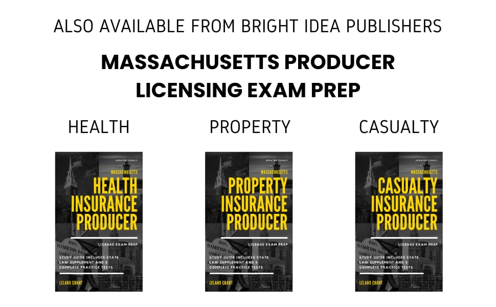Also Available From Bright Idea Publishers | Massachusetts Producer Licensing Exam Prep