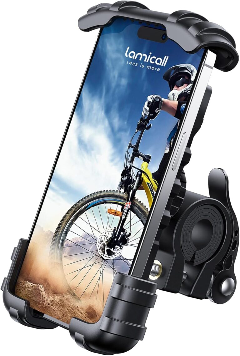1757224514 711bZ97mpyL. AC SL1500 Lamicall Bike Phone Holder, Motorcycle Mount - Motorcycle Phone Holder, Handlebar Cell Phone Clamp, Scooter Phone Clip for iPhone 16 Pro Max/Plus, 15 Pro Max, S10, S20, More 4.7" to 6.8" Smartphones Edu Expertise Hub Mobile phones