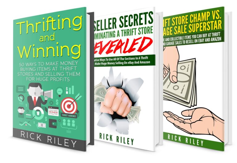 1757297657 71OutjqVVXL. SL1500 eBay Seller Secrets Exposed: 3 Manuscripts: Learn Exactly How To Buy Low At Thrift Stores And Sell High On eBay (Making Money Online, eBay Seller Secrets, eBay Selling Mastery Book 1) Edu Expertise Hub eBay