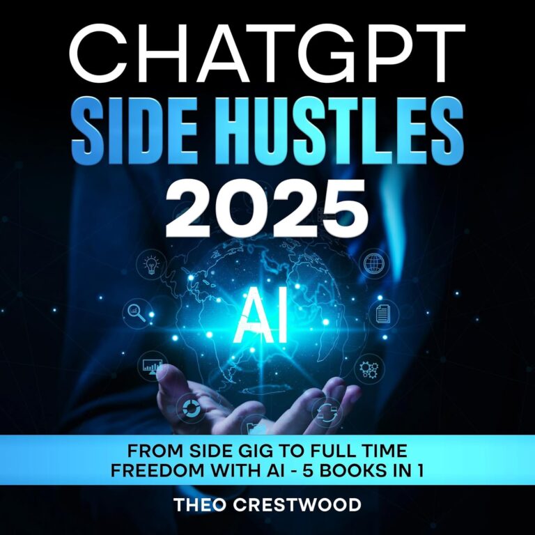 1758811766 81h8wKuBj1L. SL1500 ChatGPT Side Hustles 2025: From Side Gig to Full Time Freedom with AI — 5 Books in 1 Edu Expertise Hub Finance