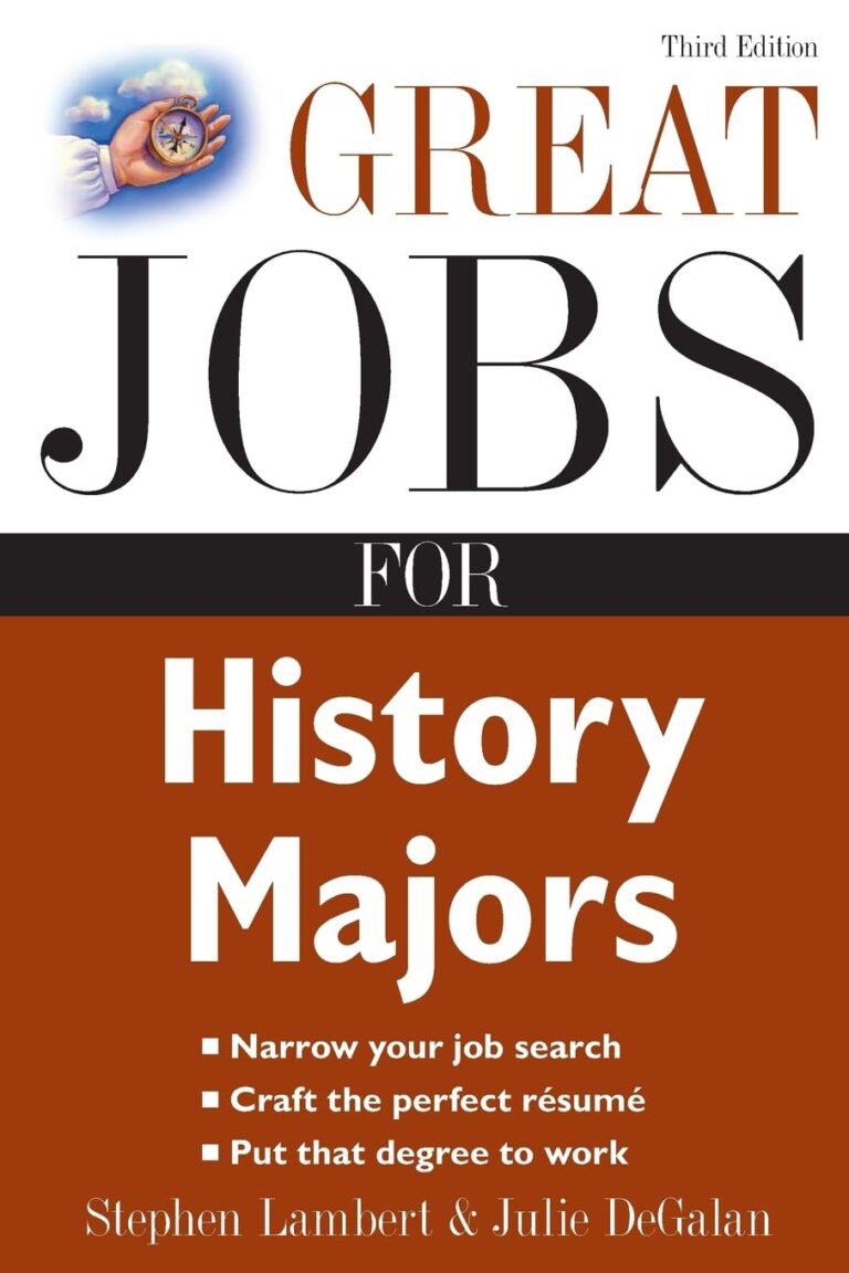 1758992104 61e4TcKjssL. SL1360 Great Jobs for History Majors (Great Jobs for ... Majors (Paperback)) Edu Expertise Hub Job Hunting & Careers