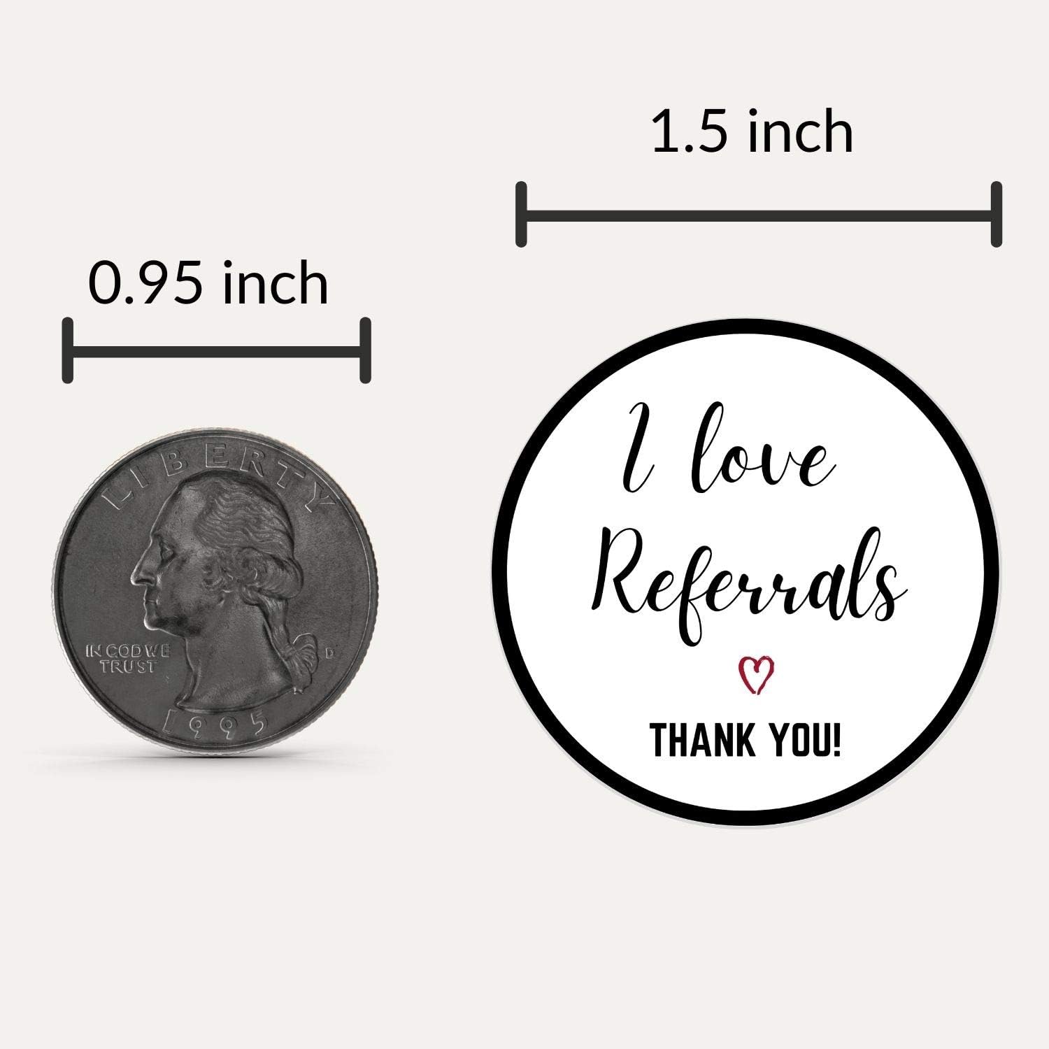 61IvApfJpbL. AC SL1500 Mobiusea Creation I Love Referrals Stickers Roll | Thank You | 1.5 inch | Waterproof | 500 Labels for Real Estate Agent Supplies, Realtor Supplies, Salon, Small Business Mailer Seal Stickers Edu Expertise Hub Real Estate