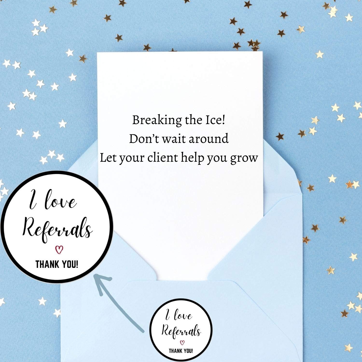 719uZPMQQbL. AC SL1500 Mobiusea Creation I Love Referrals Stickers Roll | Thank You | 1.5 inch | Waterproof | 500 Labels for Real Estate Agent Supplies, Realtor Supplies, Salon, Small Business Mailer Seal Stickers Edu Expertise Hub Real Estate