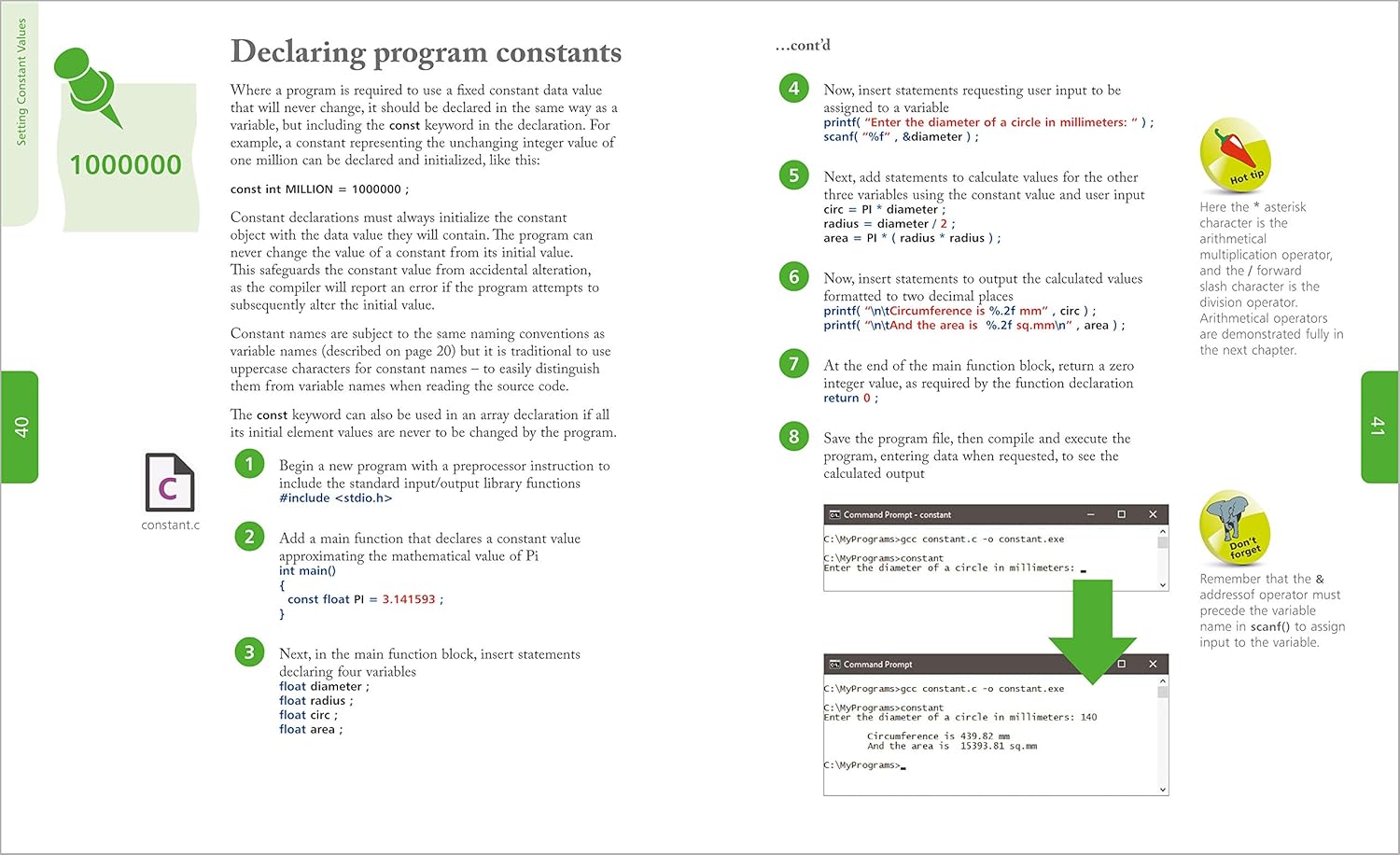 81LE6CRCcYL. SL1500 C Programming in easy steps: Updated for the GNU Compiler version 6.3.0 Edu Expertise Hub Programming languages