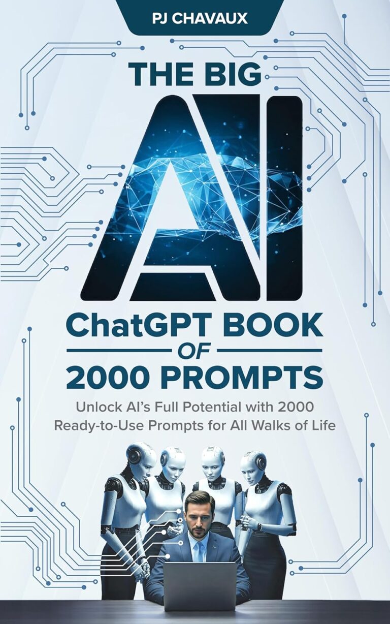 81PM3DHS L. SL1500 The Big AI ChatGPT Book of 2000 Prompts: Unlock AI’s Full Potential with 2000 Ready-to-Use Prompts for All Walks of Life (AI Books 1) Edu Expertise Hub AI