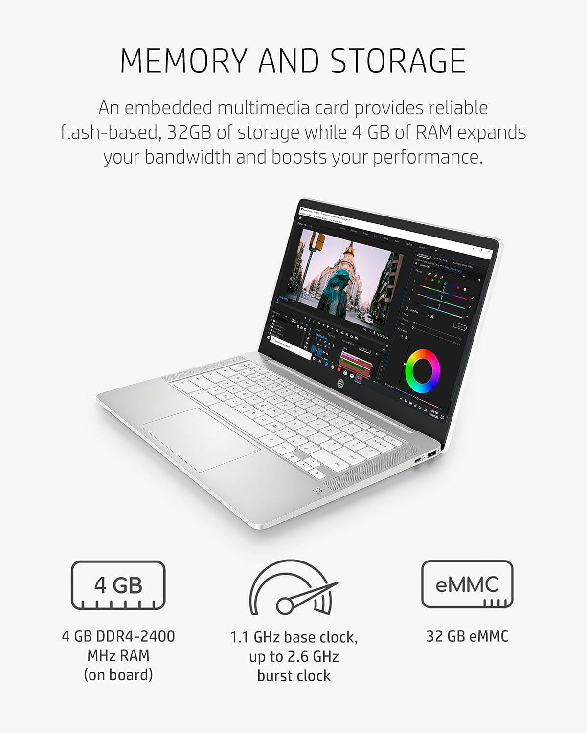 81UYTqsdA1S. AC SL1500 HP Chromebook 14 Laptop, Intel Celeron N4000 Processor, 4 GB RAM, 32 GB eMMC, 14” HD Display, Chrome, Lightweight Computer with Webcam and Dual Mics, Home, School, Music, Movies (14a-na0021nr, 2021) Edu Expertise Hub Web Development & Design laptops desktops