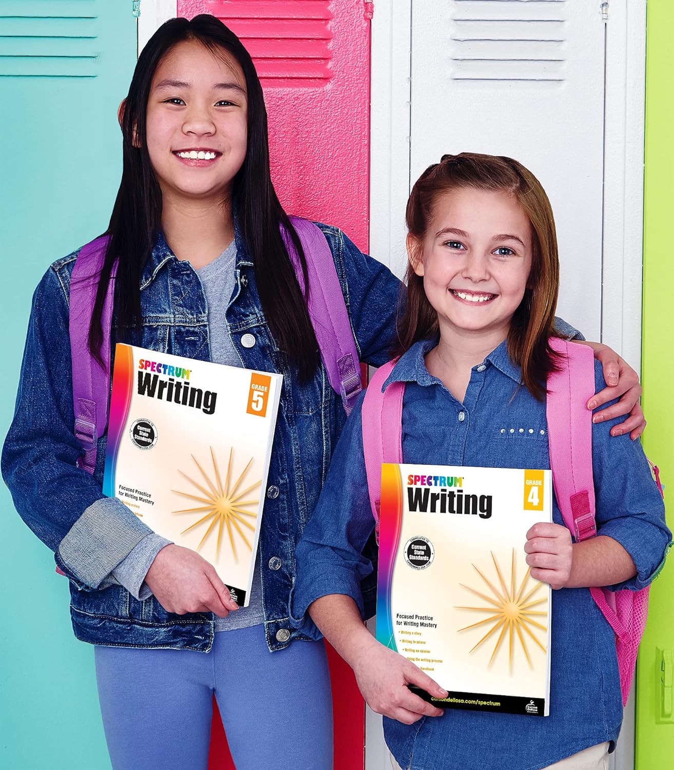 91P2W+H6mFS. SL1500 Spectrum Grade 4 Writing Workbooks, Ages 9 to 10, Creative Writing, Story Writing, Opinion, and Informative Writing Practice, 4th Grade Writing Book for Kids Edu Expertise Hub Skills