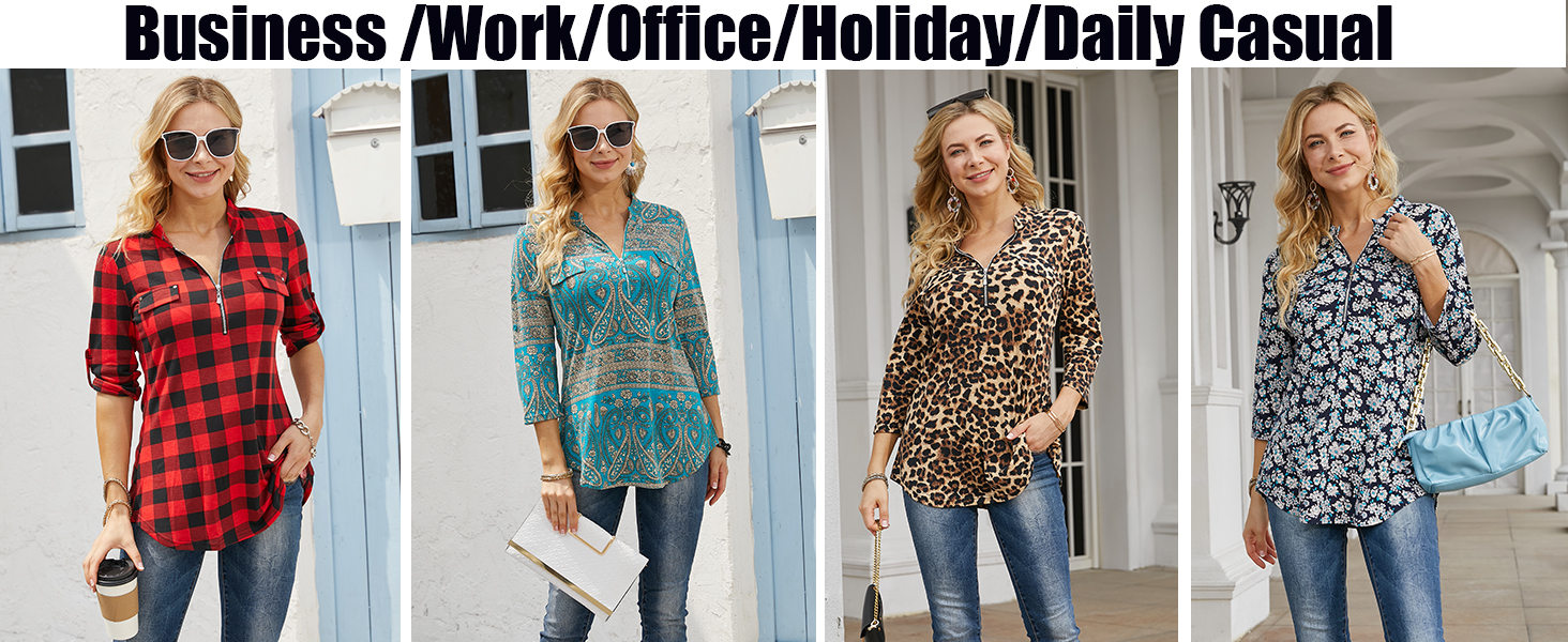 summer 2024 womens tops dressy causal blouses shirts short sleeve