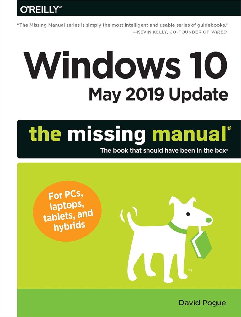 1759894635 81DY6jLjDNL. SL1500 Windows 10 May 2019 Update: The Missing Manual: The Book That Should Have Been in the Box Edu Expertise Hub Web Browsers
