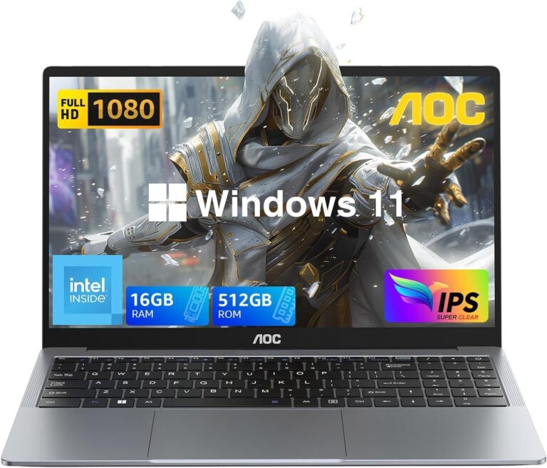 1759965747 71ioErWlYBL. AC SL1500 AOC Laptop Computer 15.6" Full HD IPS Display Laptop with N97 Processor(Up to 3.6GHz)Work Laptops 16GB RAM 512GB SSD Windows 11 Laptop Business Computer Light&Thin, Metal Shell, Webcam, Type-C, USB3.2 Edu Expertise Hub Web Development & Design laptops desktops