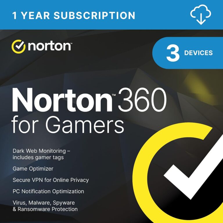 1760579177 71HpFSjjdKL. AC SL1500 Norton 360 for Gamers 2024, Multiple layers of protection for up to 3 Devices – Includes Game Optimizer, Gamer tag monitoring, Secure VPN and PC Cloud Backup [Download] Edu Expertise Hub Software