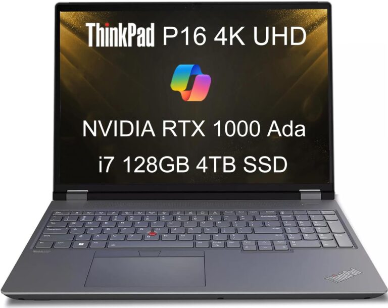 1760615225 61Ut3aBZrUL. AC SL1500 Lenovo ThinkPad P16 Mobile Workstation Laptop (16" 4K UHD (3840 x 2400), NVIDIA RTX 1000 Ada, Intel 20-Core i7-14700HX, 128GB DDR5, 4TB SSD) for Engineer, Designer, 1080p IR Webcam, Win 11 Pro, 2025 Edu Expertise Hub Web Development & Design laptops desktops