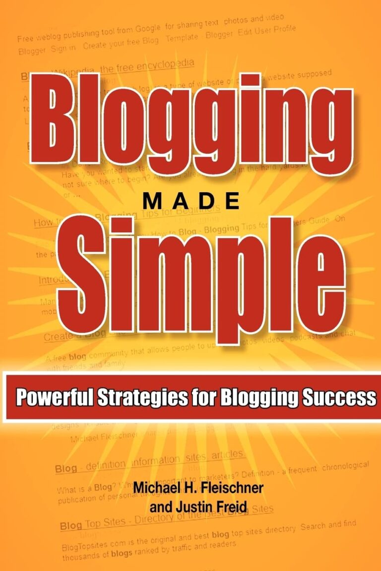 1760688229 61jqHm upOL. SL1360 Blogging Made Simple: Powerful Strategies For Blogging Success! Edu Expertise Hub Blogging & Blogs