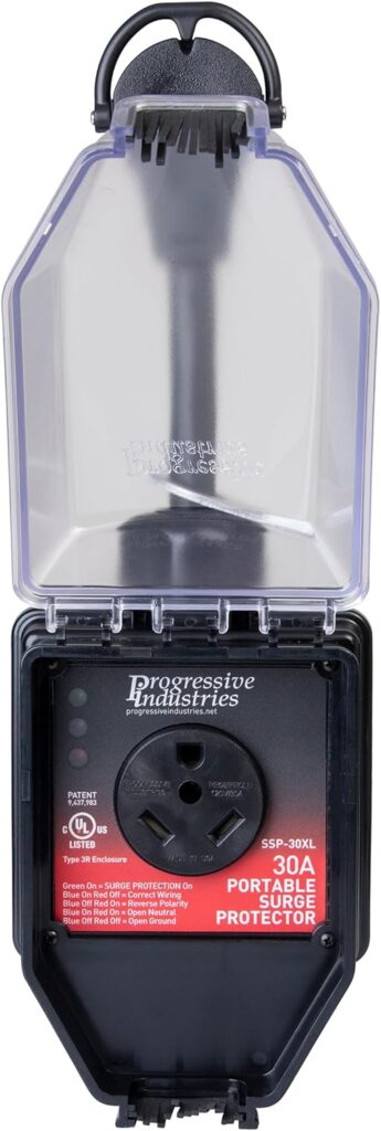 1760759718 71xrE8uW3ML. AC SL1500 Progressive Industries 30 Amp Portable RV Smart Surge Protector With Cover (1 MIN), SSP-30XL Edu Expertise Hub Industries