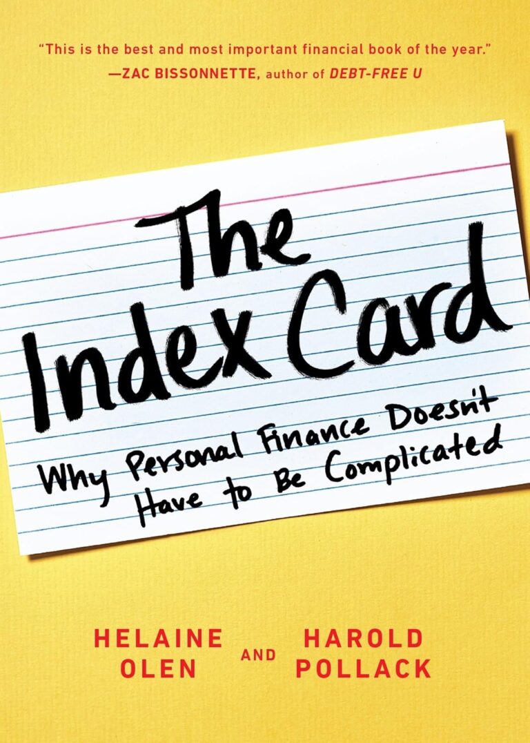 The Index Card: Why Personal Finance Doesn’t Have to Be Complicated 1761661694 81FL1ZgA4 L. SL1500 The Index Card: Why Personal Finance Doesn't Have to Be Complicated Edu Expertise Hub Personal Finance