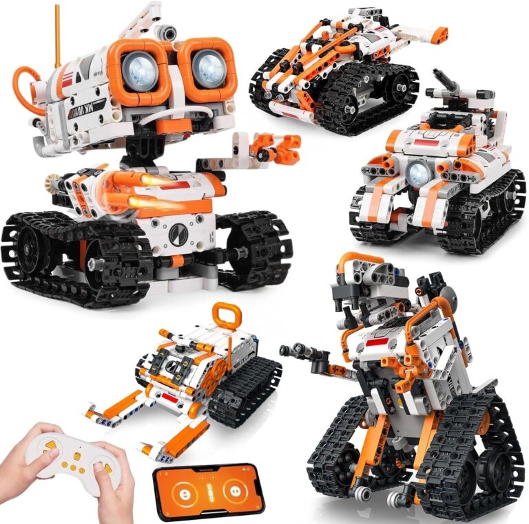 STEM Robotics Kit for Kids Ages 8-12 8-14+, 5-in-1 Remote/APP Control Coding Robot, Educational Engineering Building Toys with Programming, Science Projects Great Gift for Boys & Teens 1761769559 81npfRfYqLL. AC SL1500 STEM Robotics Kit for Kids Ages 8-12 8-14+, 5-in-1 Remote/APP Control Coding Robot, Educational Engineering Building Toys with Programming, Science Projects Great Gift for Boys & Teens Edu Expertise Hub Programming