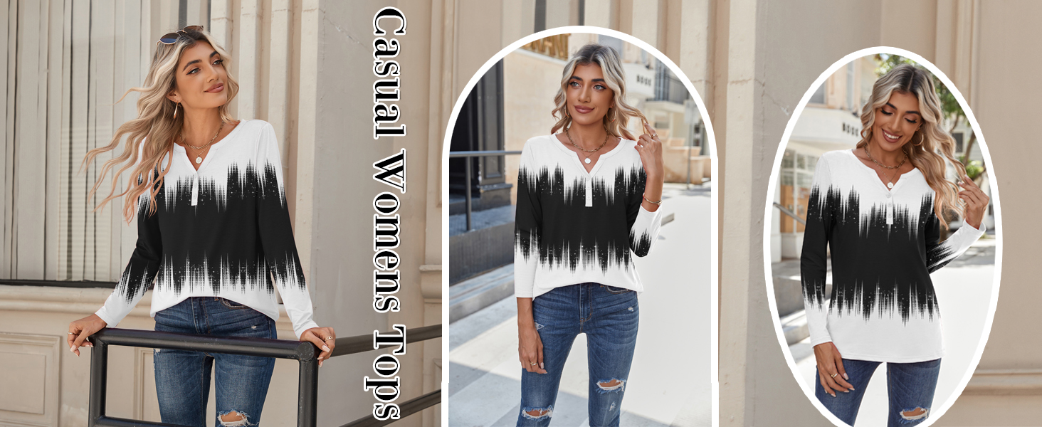 long sleeve tops for women