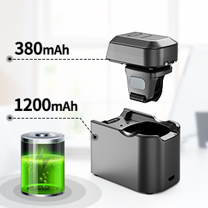 EY-026C Eyoyo Finger Ring Wearable 1D Bluetooth Barcode Scanner Wireless