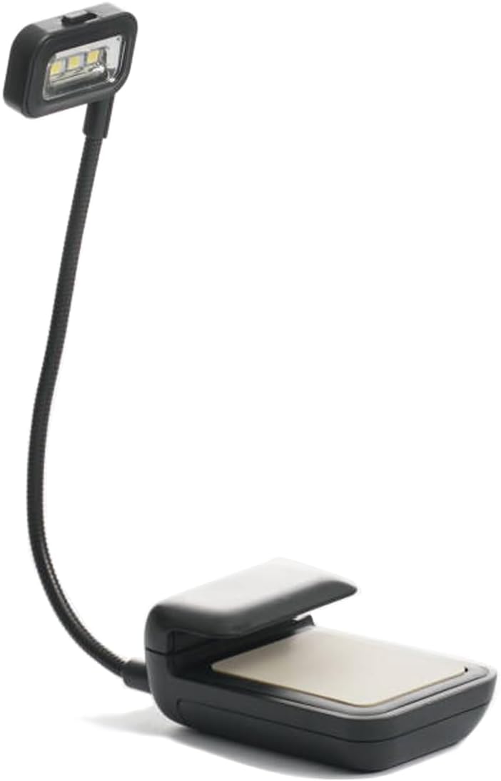 41S0 XlILmL. AC SL1500 TFY Clip-on LED Reading Light with 2 Levels of Lumen Intensity for Kindle, Other e-Readers, Tablets, Books Plus Bonus Hand Strap Holder for 6 inch Kindle e-Readers (Black) Edu Expertise Hub Tablets & E-Readers