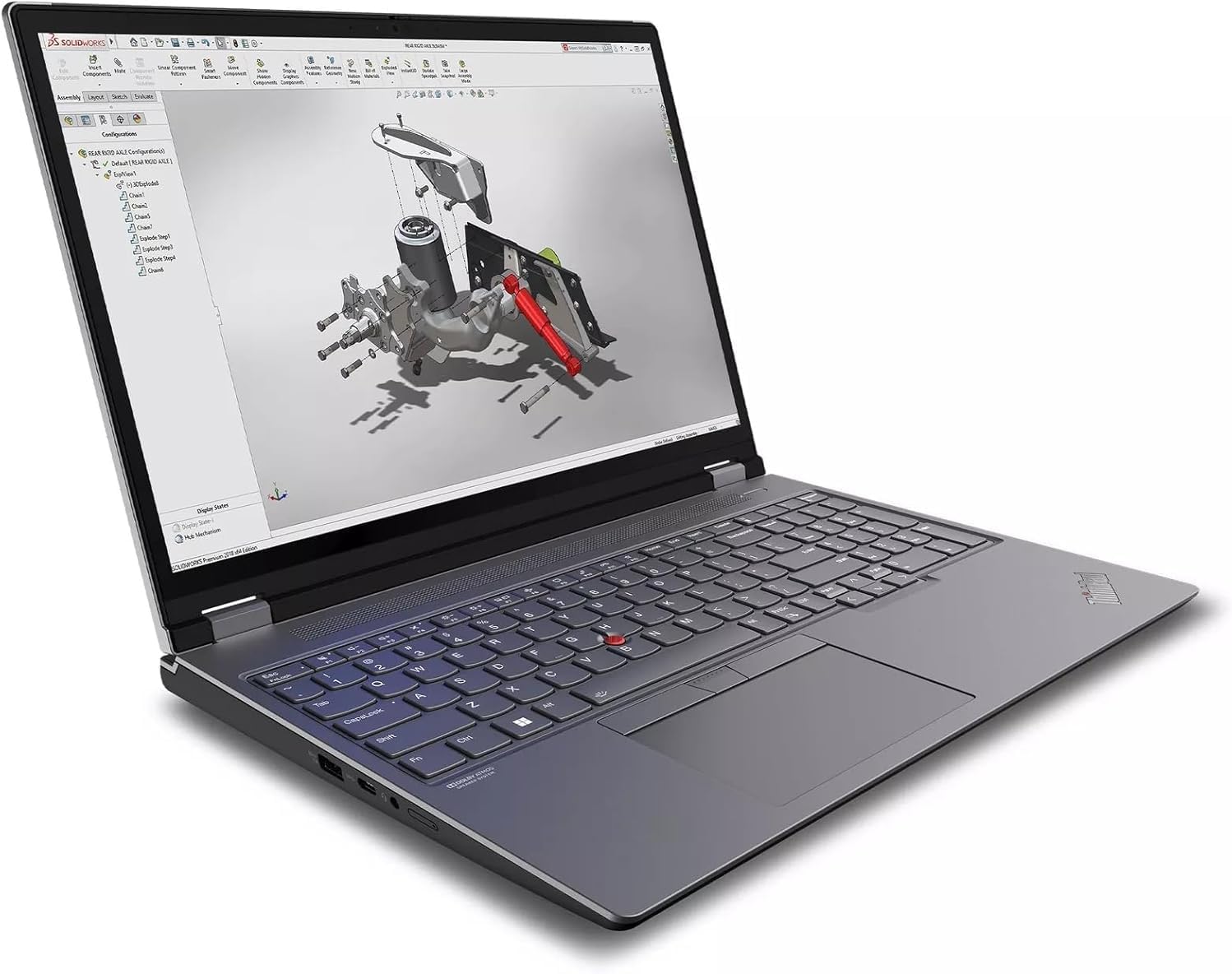 61 ENVDJ7JL. AC SL1500 Lenovo ThinkPad P16 Mobile Workstation Laptop (16" 4K UHD (3840 x 2400), NVIDIA RTX 1000 Ada, Intel 20-Core i7-14700HX, 128GB DDR5, 4TB SSD) for Engineer, Designer, 1080p IR Webcam, Win 11 Pro, 2025 Edu Expertise Hub Web Development & Design laptops desktops