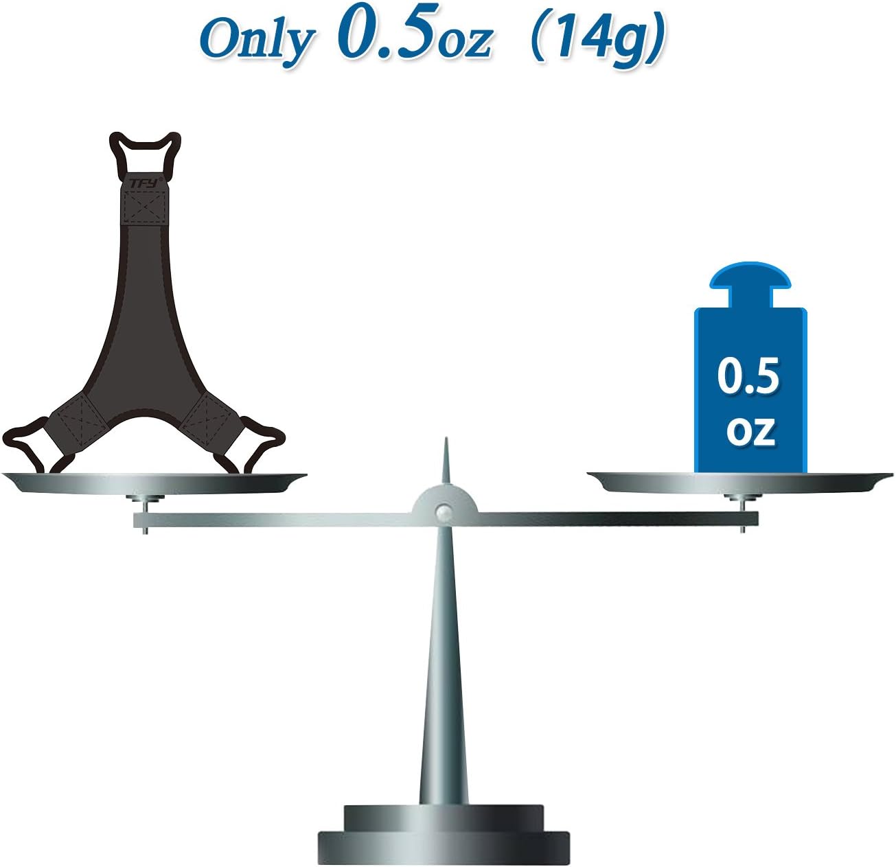 614ajXou3HL. AC SL1500 TFY Clip-on LED Reading Light with 2 Levels of Lumen Intensity for Kindle, Other e-Readers, Tablets, Books Plus Bonus Hand Strap Holder for 6 inch Kindle e-Readers (Black) Edu Expertise Hub Tablets & E-Readers