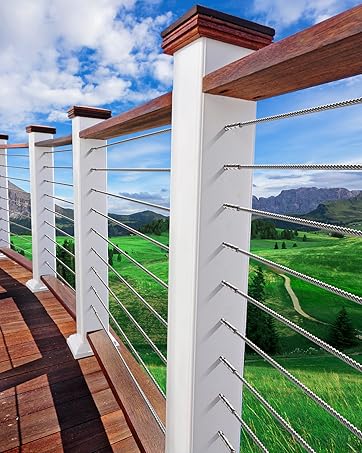 63873e8d 7161 46d3 82fe 083a707cc1a6. CR151,0,1199,1500 PT0 SX362 V1 Steel DN Mate 110 Pack T316 Stainless Steel Protector Sleeves for 1/8" Cable Railing, Cable Protector Sleeves for Cable Railing System, Deck Railing Hardware with a Drill Bit DE11 Edu Expertise Hub Hardware & DIY