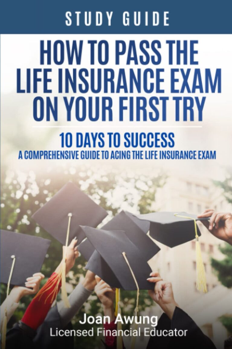 7148ycIaBL. SL1500 HOW TO PASS THE LIFE INSURANCE EXAM ON YOUR FIRST TRY: 10 DAYS TO SUCCESS A COMPREHENSIVE GUIDE TO ACING THE LIFE INSURANCE EXAM Edu Expertise Hub Insurance