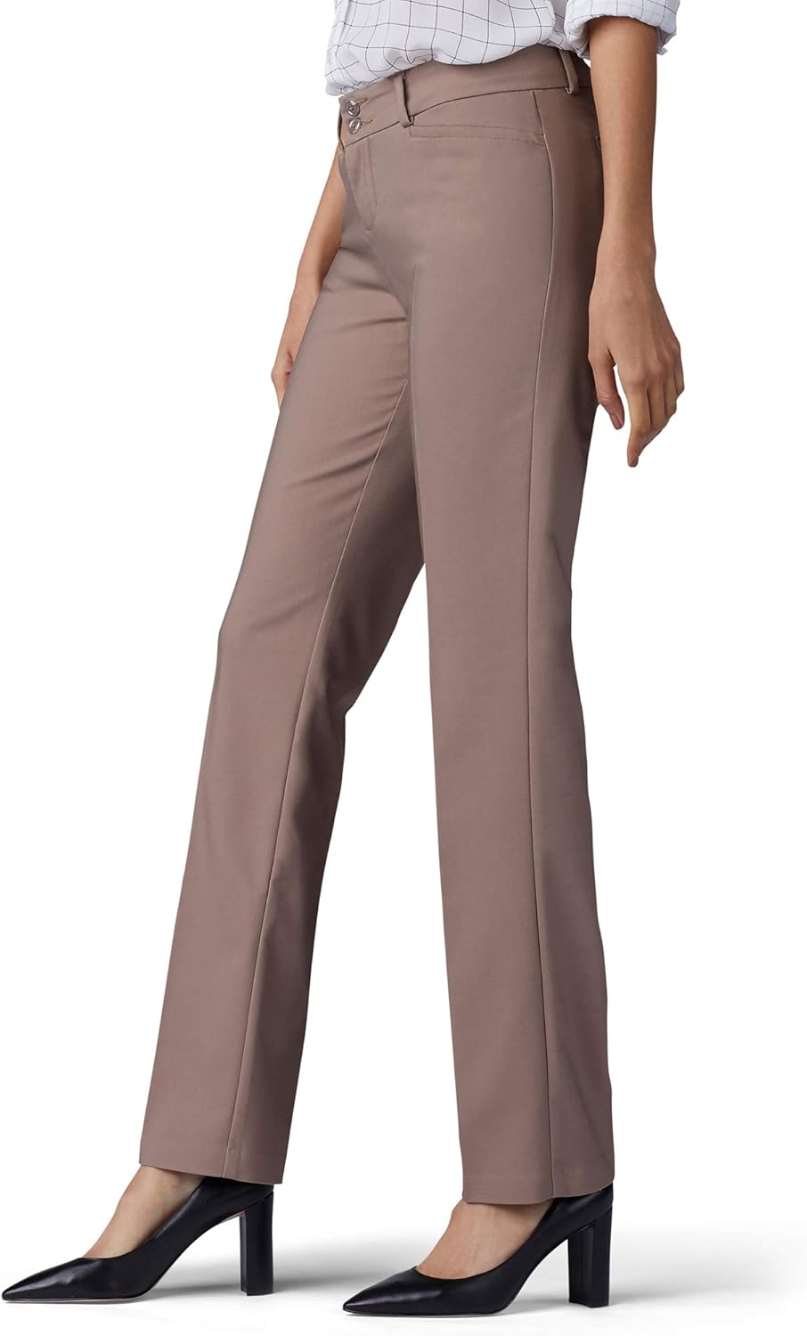 71M95oiyYLL. AC SL1500 Lee Women's Secretly Shapes Regular Fit Straight Leg Pant Edu Expertise Hub Women & Business