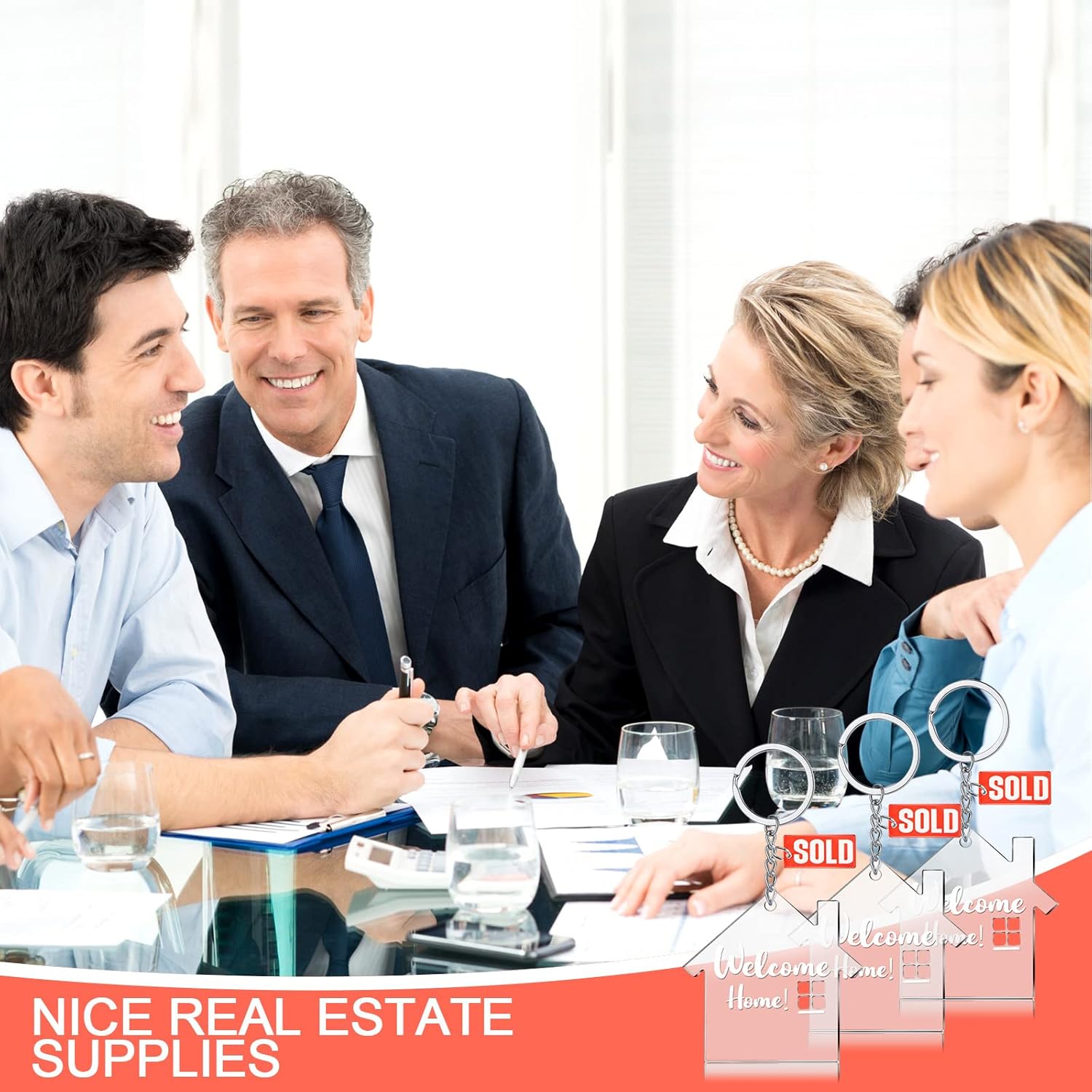 71NO1j5gJVL. AC SL1500 Inbagi 12 Sets House Acrylic Keychain Real Estate Agent Keychain Clear Blank DIY New Home Welcome Home Housewarming Gift for Real Estate Agent Supplies, Gifts Edu Expertise Hub Real Estate