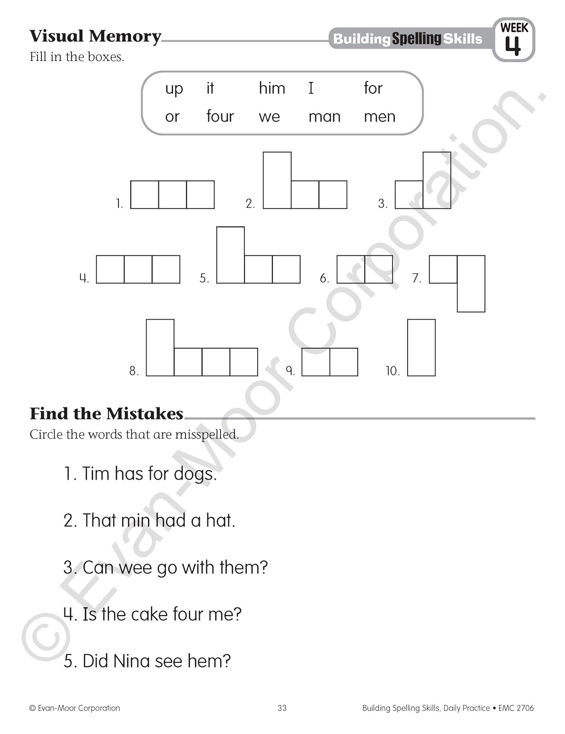 71S3VeqptwL. SL1500 Evan-Moor Building Spelling Skills, Grade 2 - Homeschooling & Classroom Resource Workbook, Reproducible Worksheets, Teaching Edition, Spelling Strategies, Reading and Writing Skills Edu Expertise Hub Skills