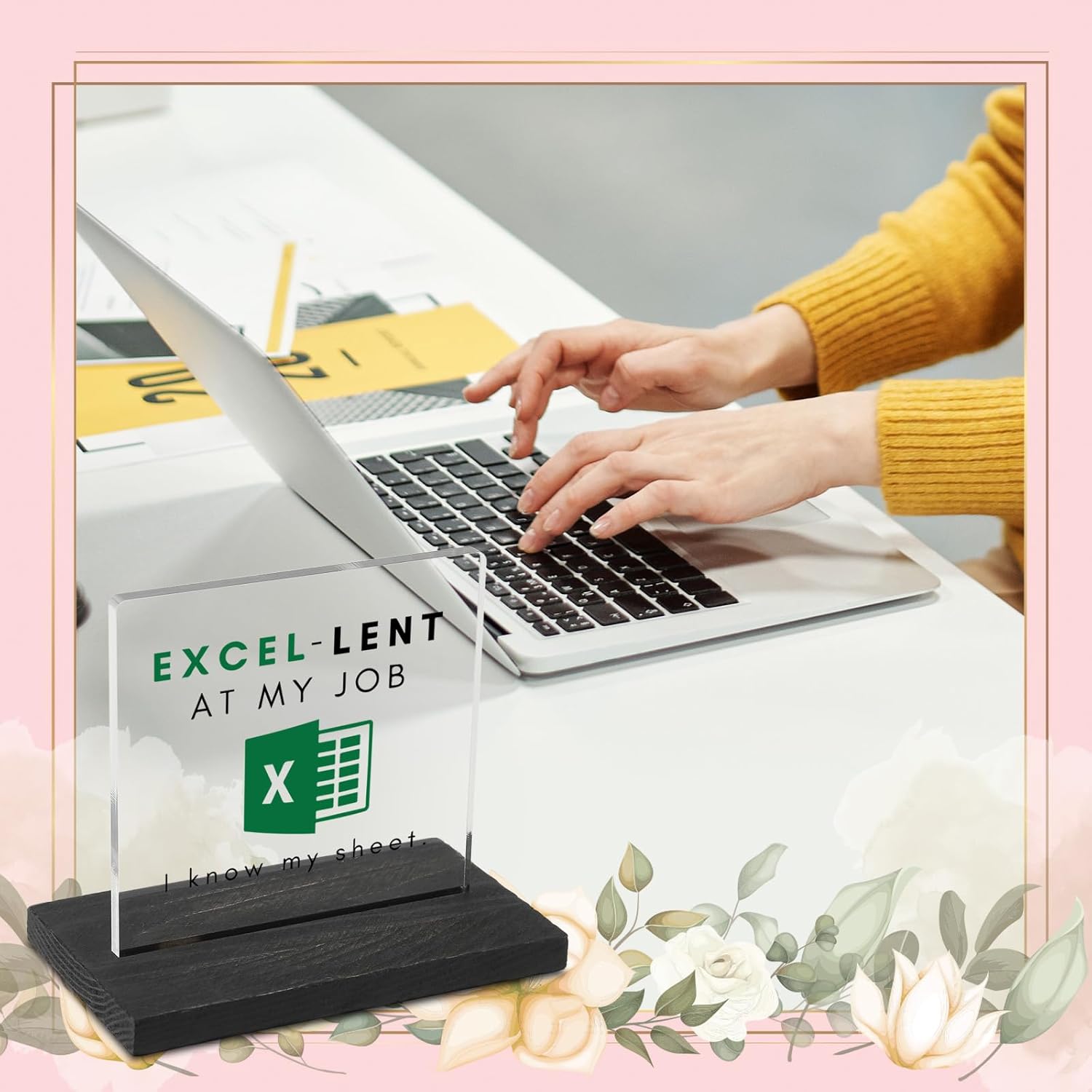 71gGMsf2DDL. AC SL1500 Accountant Gifts for Women, Men, Funny CPA, Spreadsheet, Excel Gift Idea For Coworkers, Accounting, Boss, Worker, Colleague, Friend Acrylic Desk Decorative Sign ZBB43 Edu Expertise Hub Accounting