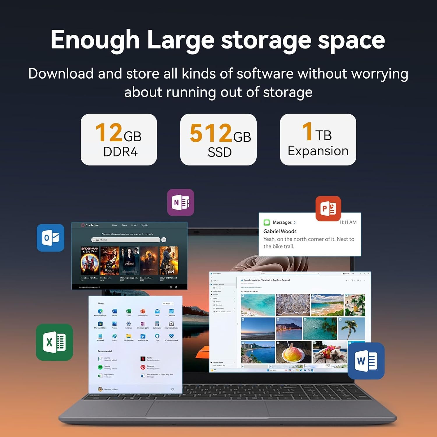 Laptop Computer 15.6'' HD Display, UHD Graphics, Celeron N5095 4-Core Processor, 12GB RAM, 512GB SSD up to Expandable 1TB, WiFi, 180°Open Angle, Laptop, Gray Edu Expertise Hub Web Development & Design laptops desktops