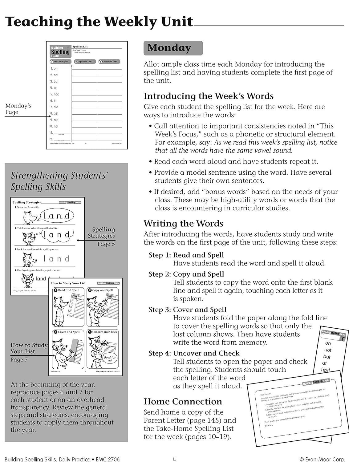91L+QmeHolL. SL1500 Evan-Moor Building Spelling Skills, Grade 2 - Homeschooling & Classroom Resource Workbook, Reproducible Worksheets, Teaching Edition, Spelling Strategies, Reading and Writing Skills Edu Expertise Hub Skills