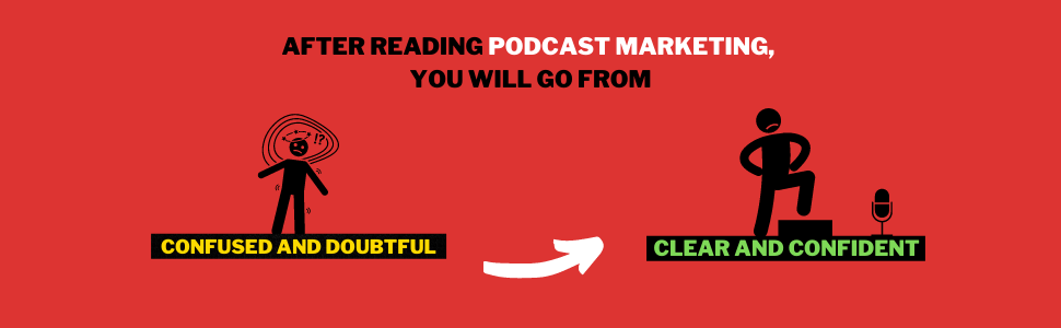 After reading Podcast Marketing, you will go from confused to confident about growing your podcast!