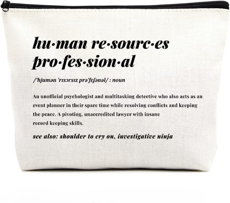 1762094528 71CetrGZB2L. AC SL1200 fkovcdy Human Resources Gifts for Women, HR Gifts, HR Director Gift for Coworkers, Human Resources Office Decor Makeup Bag New Year Gifts for Employee - Human Resources Definition Bag Edu Expertise Hub Human Resources