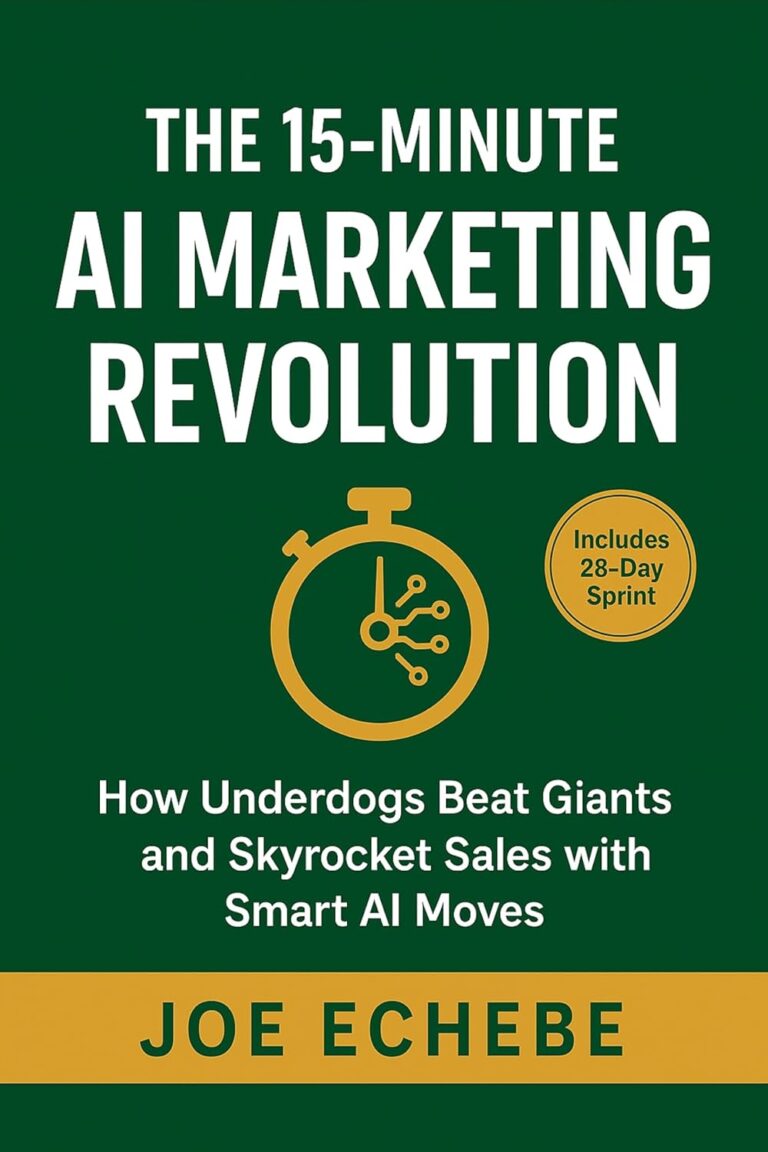 The 15-Minute AI Marketing Revolution: How Underdogs Beat Giants and Skyrocket Sales with Smart AI Moves (The 15 Minutes Digital Marketer Book 3) 1762311159 71M2SvkDvoL. SL1500 The 15-Minute AI Marketing Revolution: How Underdogs Beat Giants and Skyrocket Sales with Smart AI Moves (The 15 Minutes Digital Marketer Book 3) Edu Expertise Hub Online Searching