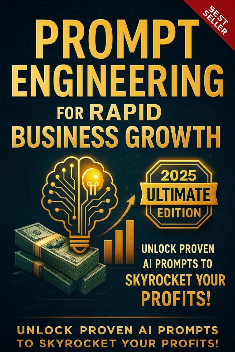 Prompt Engineering for Business Success: 100+ Proven AI Templates to Save Time, Boost Productivity, and Grow Your Career (Artificial Intelligence Practical Series Book 6) 1763898165 71C9zkROsoL. SL1500 Prompt Engineering for Business Success: 100+ Proven AI Templates to Save Time, Boost Productivity, and Grow Your Career (Artificial Intelligence Practical Series Book 6) Edu Expertise Hub Business Technology